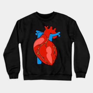 Heart Anatomy Crewneck Sweatshirt